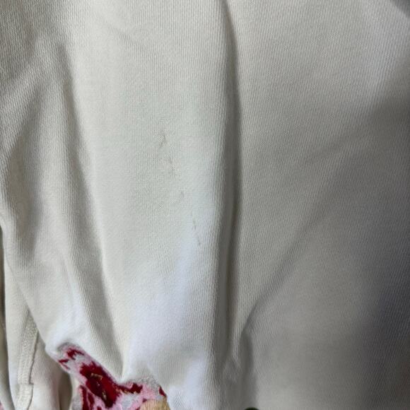 Not for sale Vintage Lucky Brand Y2K Embroidered Hoodie. Cream with - Picture 4 of 7